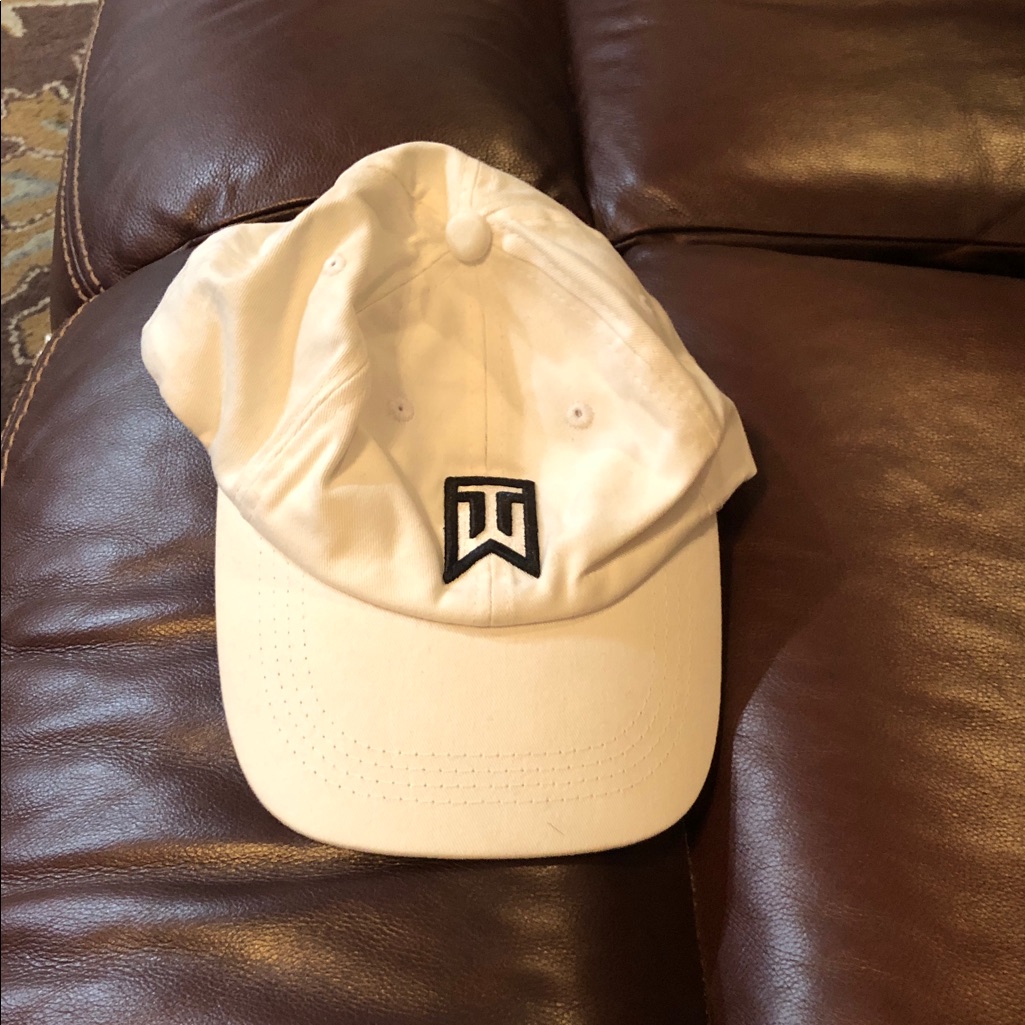 White Embroidered Logo Baseball Cap